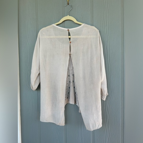 74.Women’s Italian BeigeTop
Size:M Petite - Picture 3 of 16